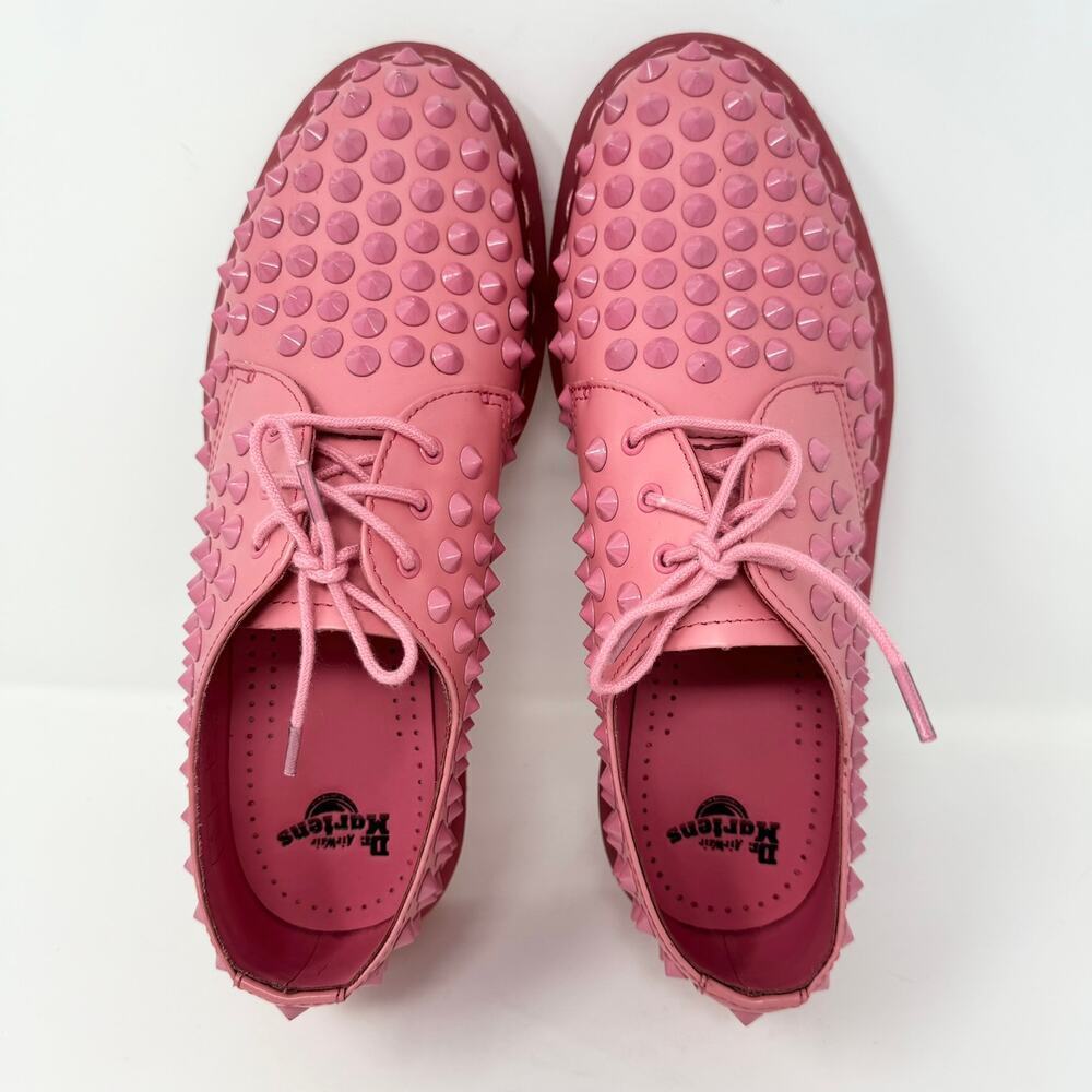 Dr. Martens Pink Studded Women's Shoes - Picture 14 of 16